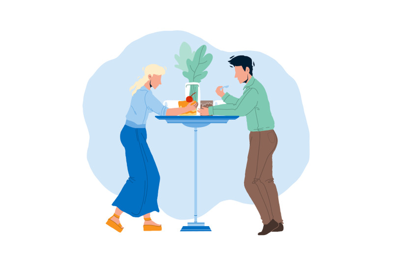 dessert-eating-man-and-woman-at-cafe-table-vector