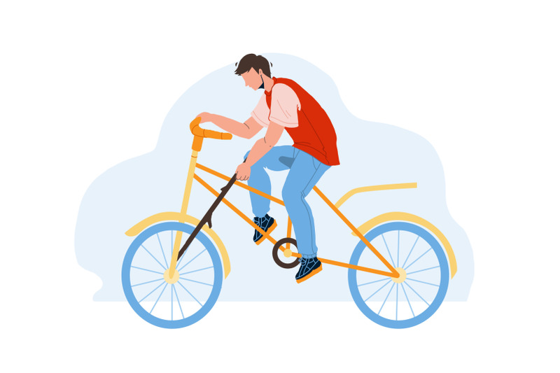 stupidity-boy-put-spoke-in-bicycle-wheel-vector