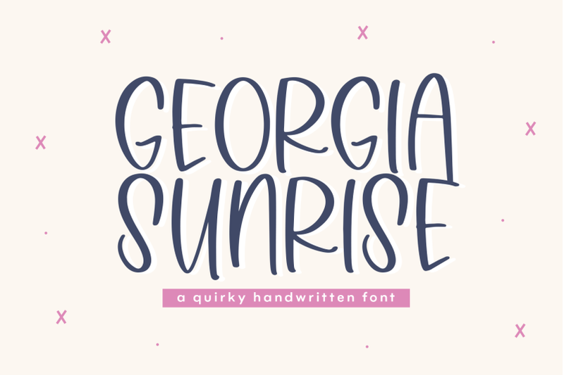 georgia-sunrise-fun-handwritten-font