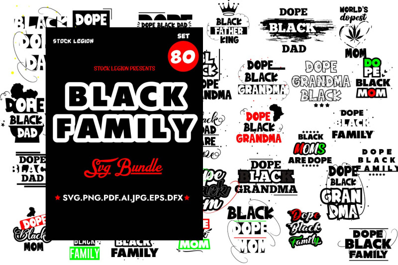 80-black-family-svg-bundle