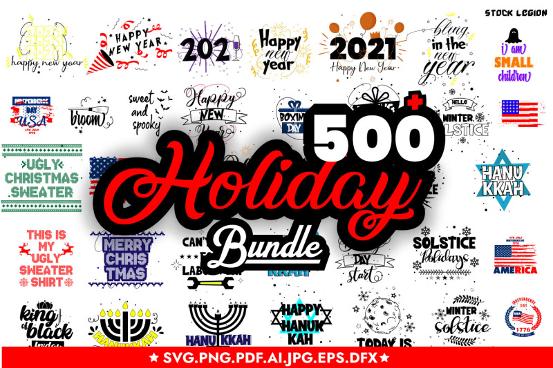 500-holiday-svg-bundle