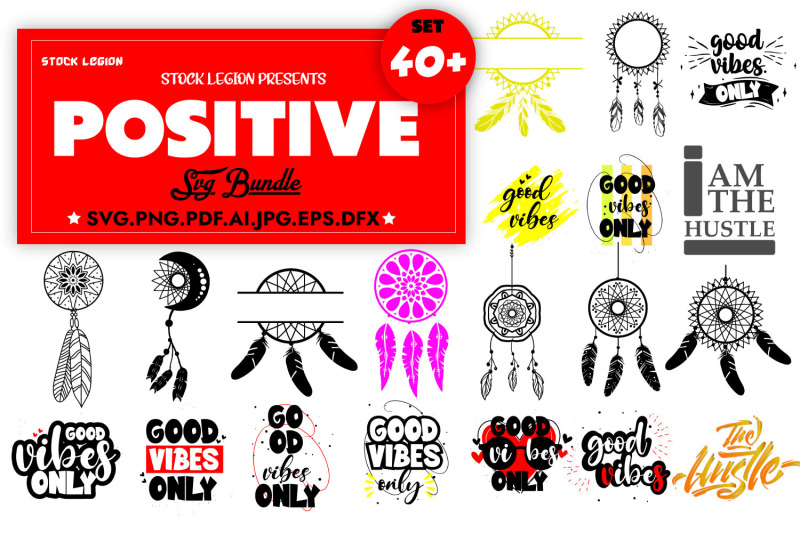 40-positive-svg-bundle