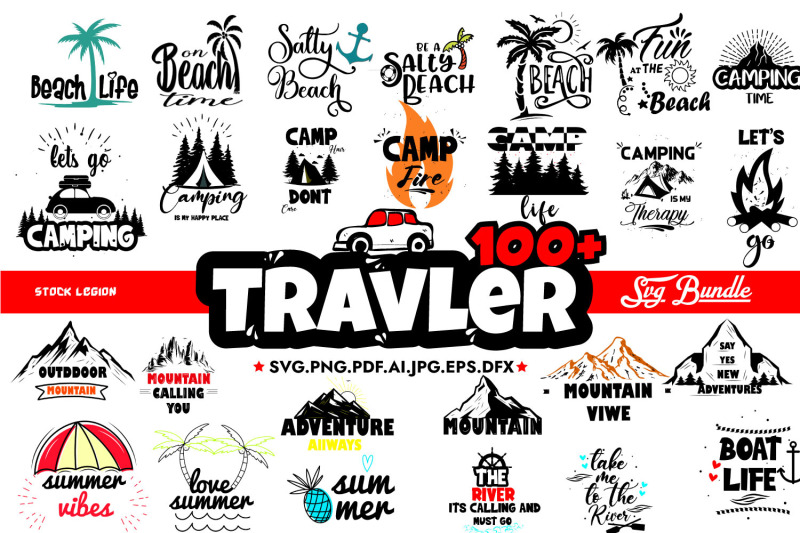 100-traveler-svg-bundle