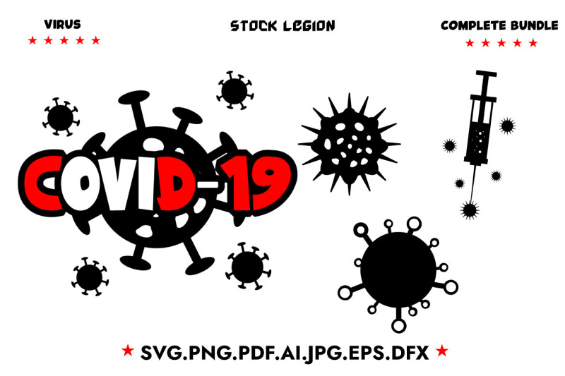 86-virus-svg-bundle