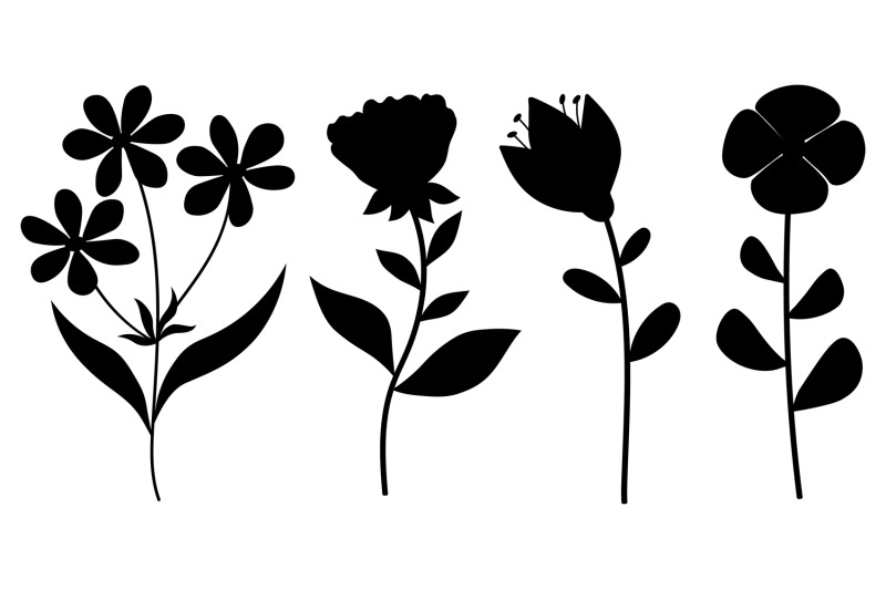 spring-silhouettes-flowers-silhouettes-birds-silhouettes