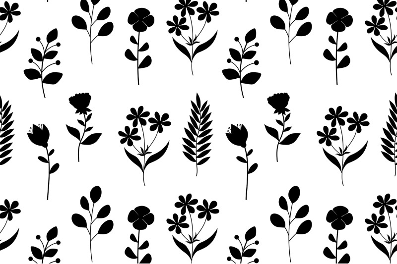 spring-pattern-spring-flowers-silhouettes-birds-pattern