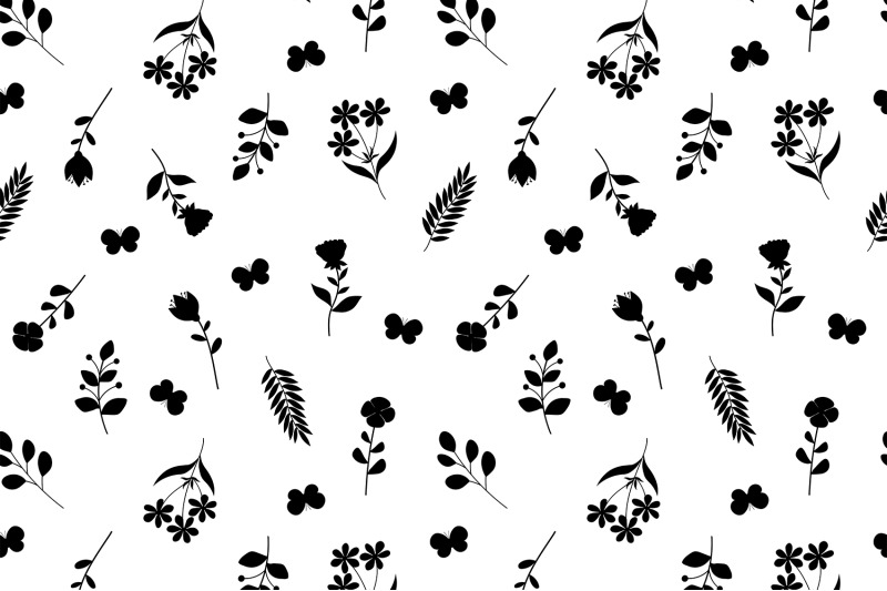 spring-pattern-spring-flowers-silhouettes-birds-pattern