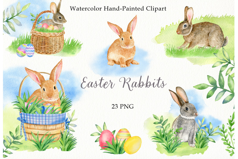 watercolor-easter-rabbits-clipart-set-hand-drawn-spring-clip-art-png