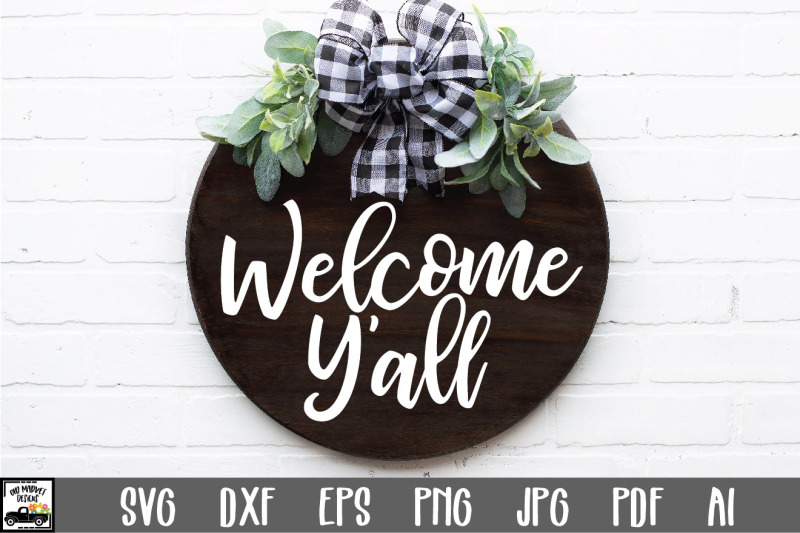 welcome-y-039-all-svg-file-round-sign-design