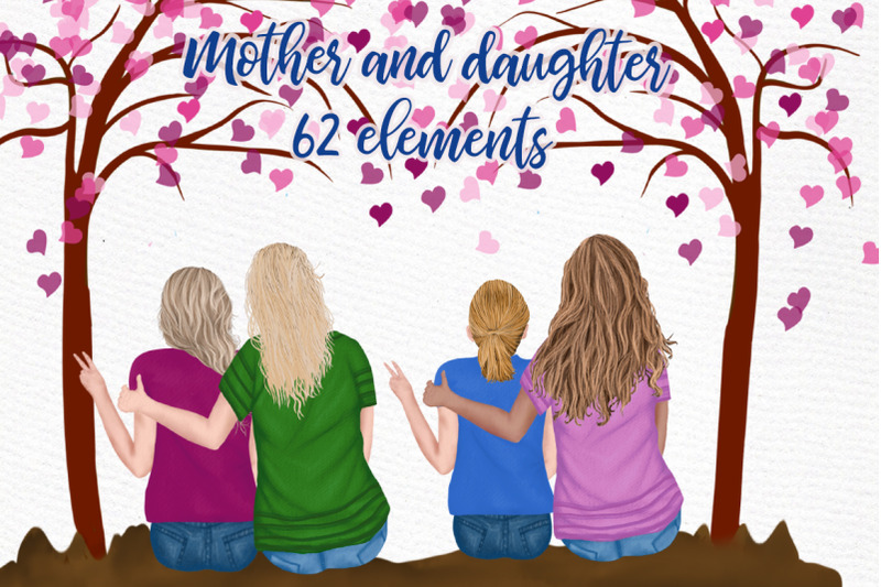 mother-and-daughter-family-clipart-parent-clipat-mom-mug-clipart