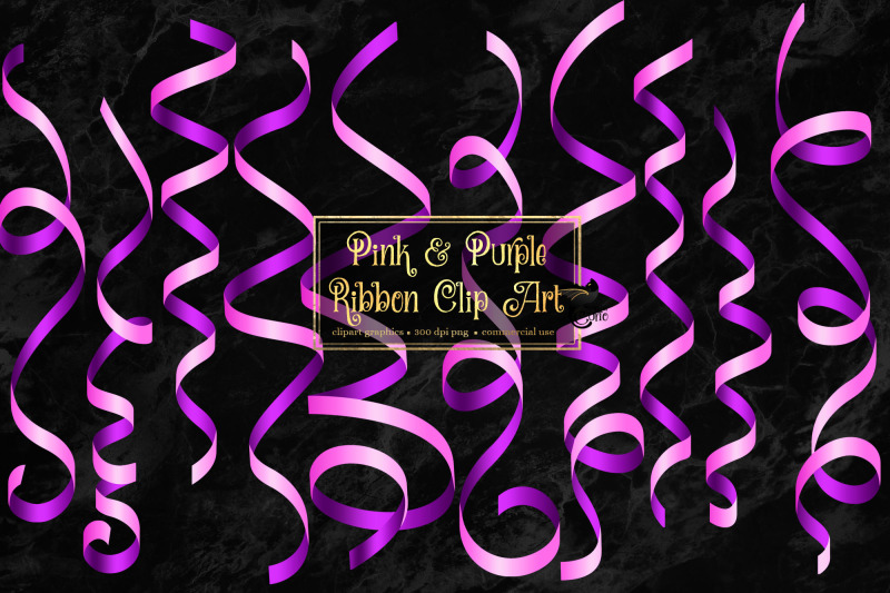 pink-and-purple-ribbon-clipart