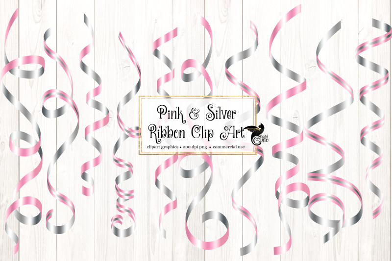 pink-and-silver-ribbon-clipart