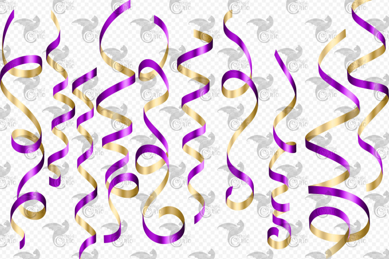 purple-and-gold-ribbon-clipart
