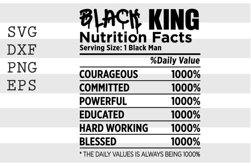 black-king-nutrition-facts-svg