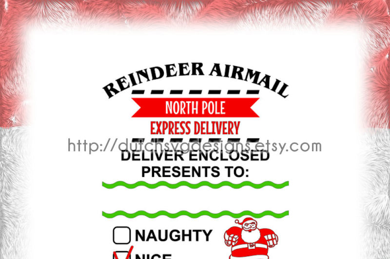Santa Delivery Cutting File In Jpg Png Studio3 Svg Eps Dxf For Cricut Silhouette Christmas Presents Sack Name File Diy Plotter By Dutch Svg Designs Thehungryjpeg Com
