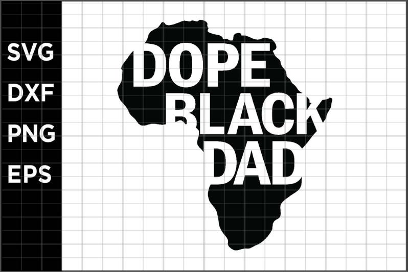 dope-black-dad-svg