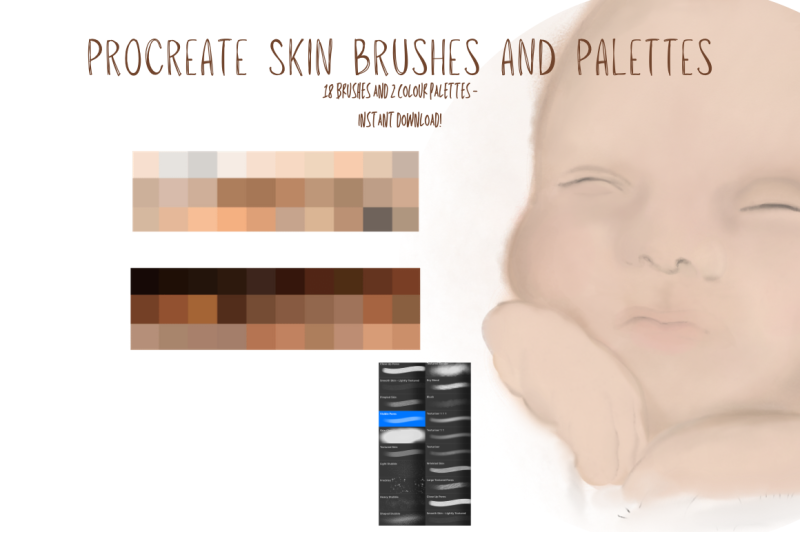skin-procreate-brushes-x-18-and-2-x-swatch-palette-light-and-dark-skin