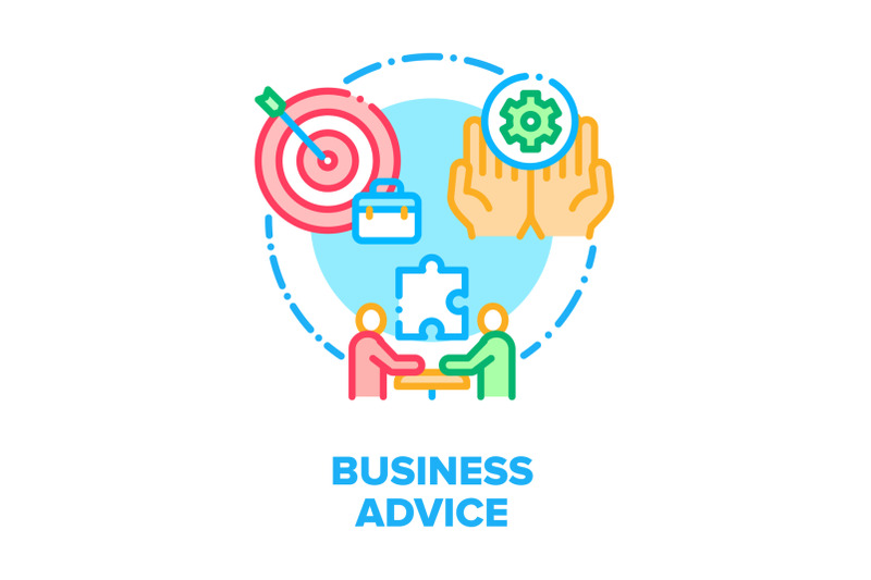 business-advice-vector-concept-color-illustration