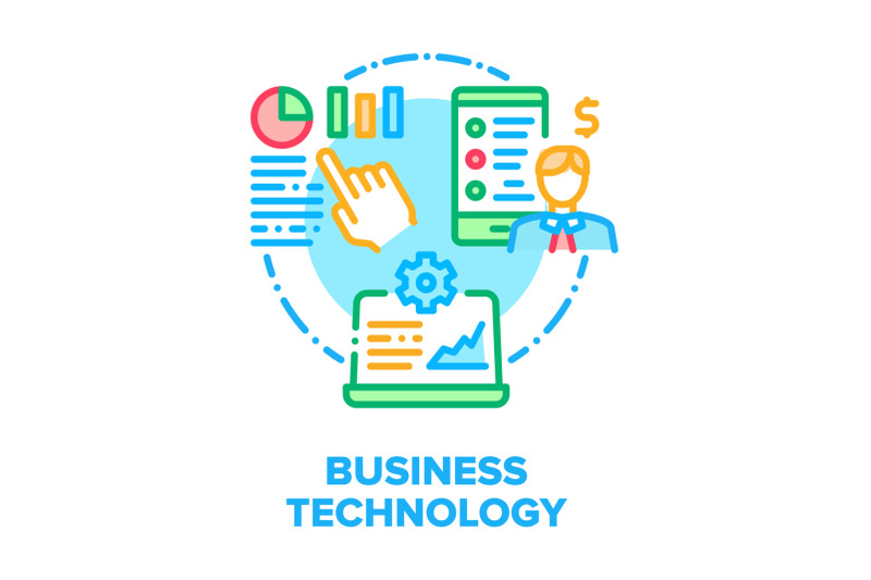 business-technology-device-vector-concept-color