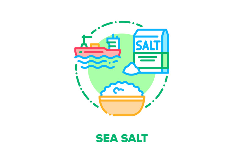 sea-salt-spice-vector-concept-color-illustration