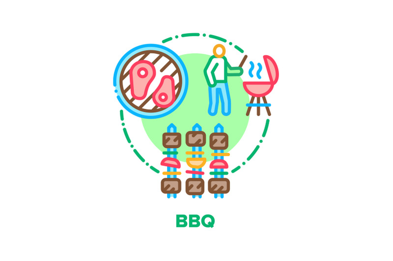 bbq-picnic-food-vector-concept-color-illustration