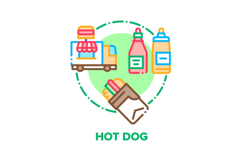 hot-dog-food-vector-concept-color-illustration