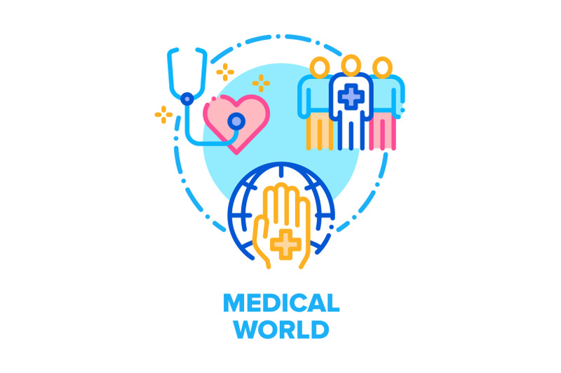 medical-world-vector-concept-color-illustration-flat