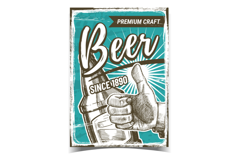 beer-premium-craft-drink-advertise-banner-vector