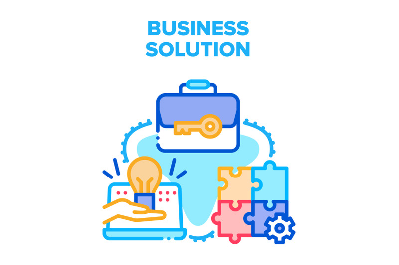 business-solution-strategy-vector-concept-color