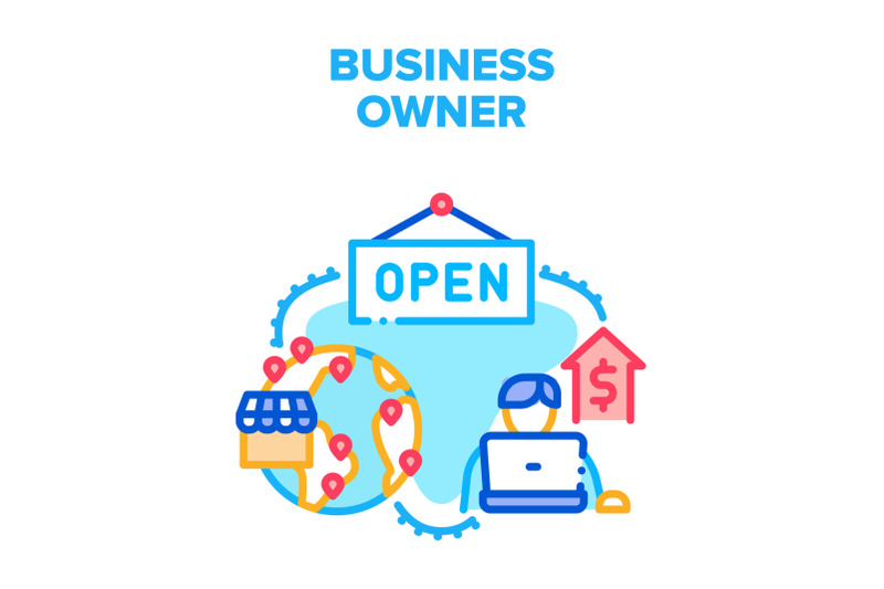 business-owner-vector-concept-color-illustration