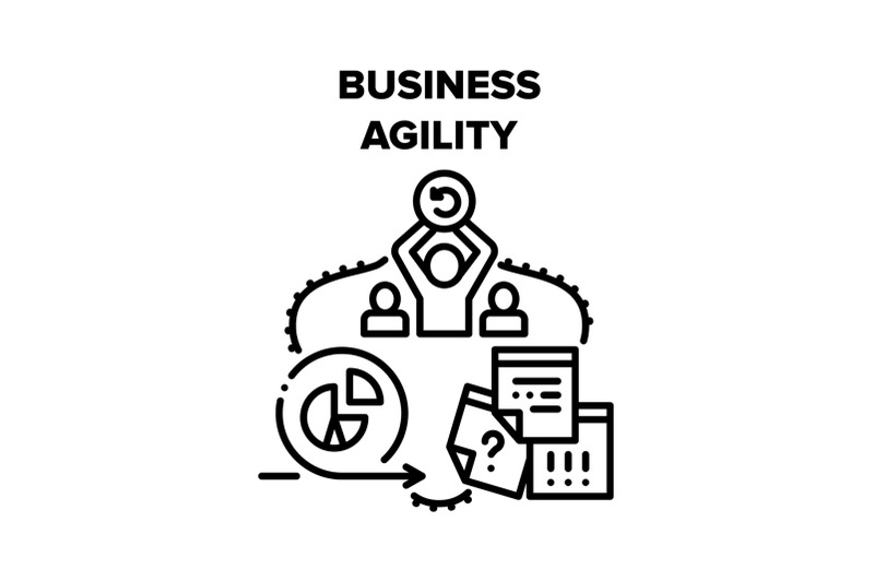 business-agility-vector-black-illustrations