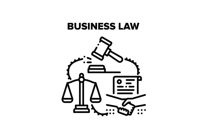 business-law-vector-black-illustrations