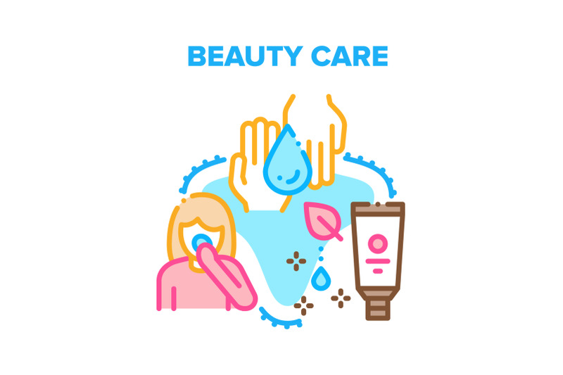 beauty-care-vector-concept-color-illustration