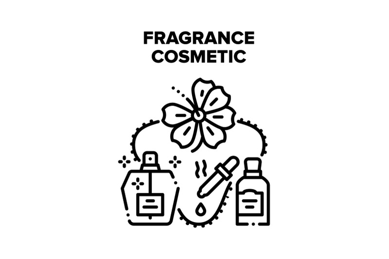 fragrance-cosmetic-perfume-vector-black-illustrations