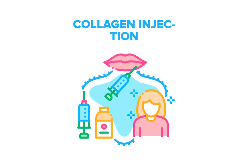 collagen-injection-for-beauty-vector-concept-color