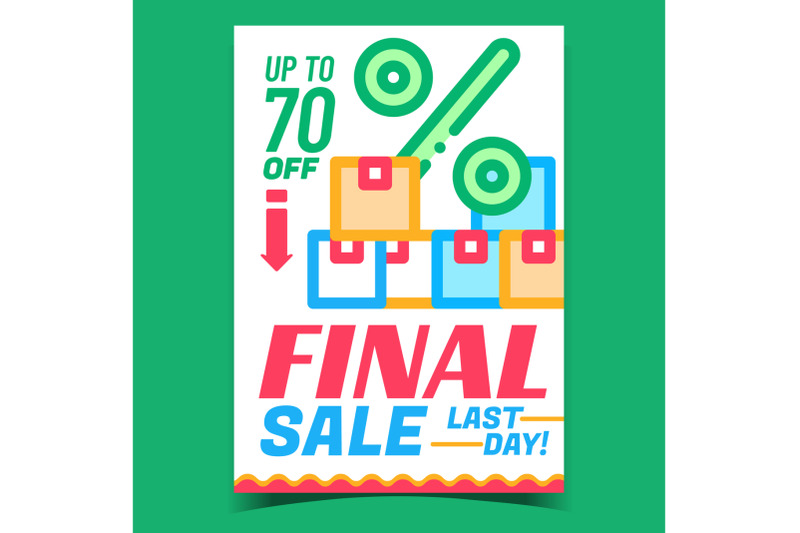 final-sale-creative-promotional-poster-vector