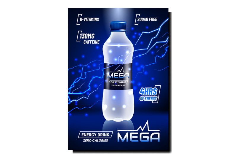 mega-energy-drink-creative-promotion-banner-vector