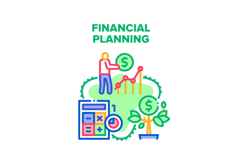 financial-planning-economy-vector-concept-color