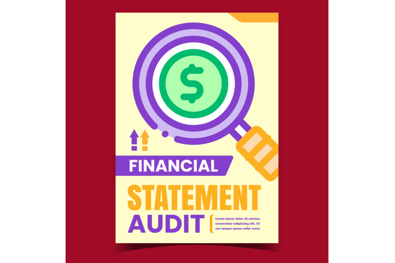 financial-statement-audit-promo-banner-vector