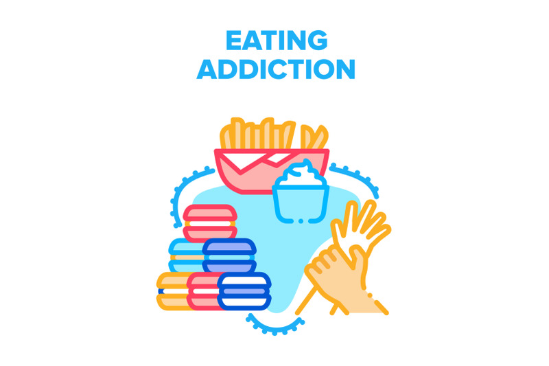 eating-addiction-vector-concept-color-illustration