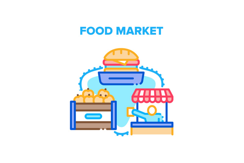 food-market-vector-concept-color-illustration