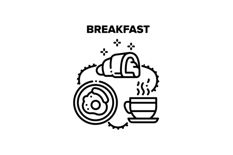 breakfast-food-vector-black-illustrations