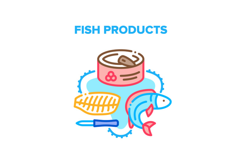 fish-products-vector-concept-color-illustration
