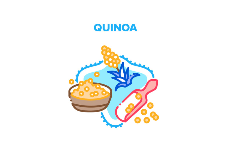 quinoa-porridge-vector-concept-color-illustration