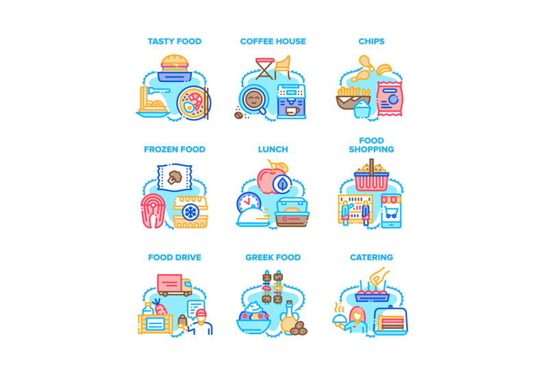 food-eat-nutrition-set-icons-vector-illustrations