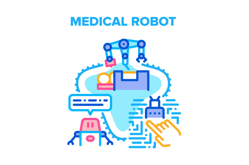 medical-robot-vector-concept-color-illustration