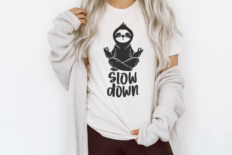 sloth-yoga-svg-tumbler-svg-design-sloth-quotes-svg-cut-files-slow-down