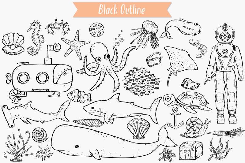 under-the-sea-doodles-hand-drawn-fish-ocean-life-octopus-shell