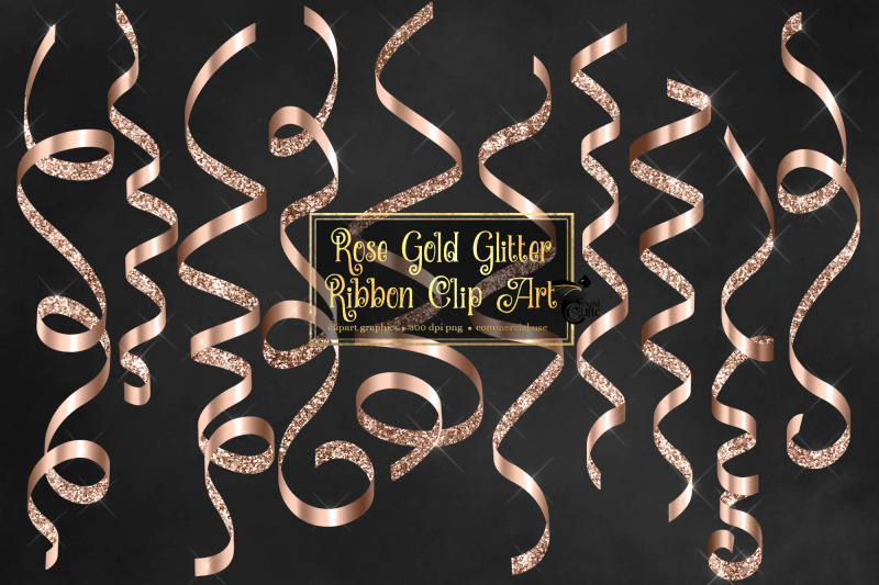 rose-gold-glitter-ribbon-clipart
