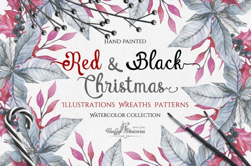 watercolor-red-amp-black-christmas-set